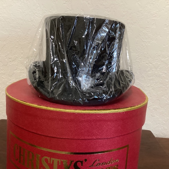 New in Box! Christys Melusine Fur Felt Top Hat Black - Picture 4 of 11